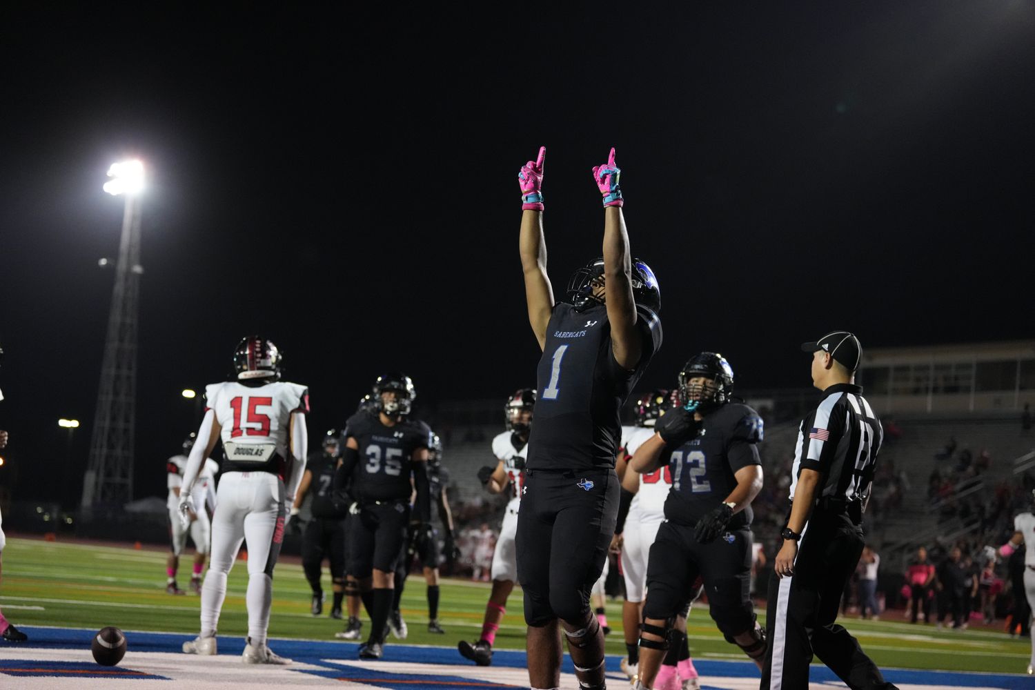 Edinburg Vela La Joya Palmview Texas football 102722 Blake Purcell 34